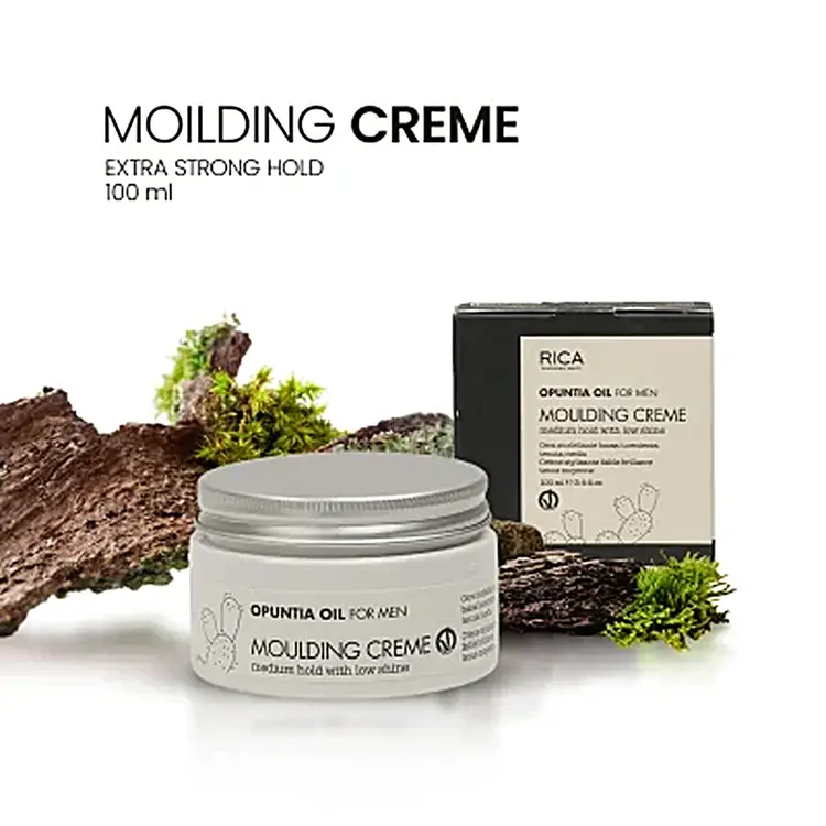 RICA Opuntia Oil For Men | Moulding Creme - Texture et Contrôle (100ml/3.4fl. oz)