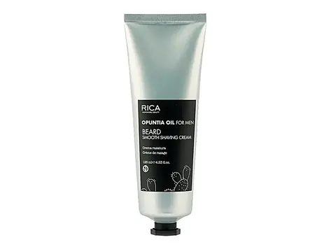 RICA Opuntia Oil For Men | Beard Smooth Shaving Cream (125ml/4.23fl. oz)