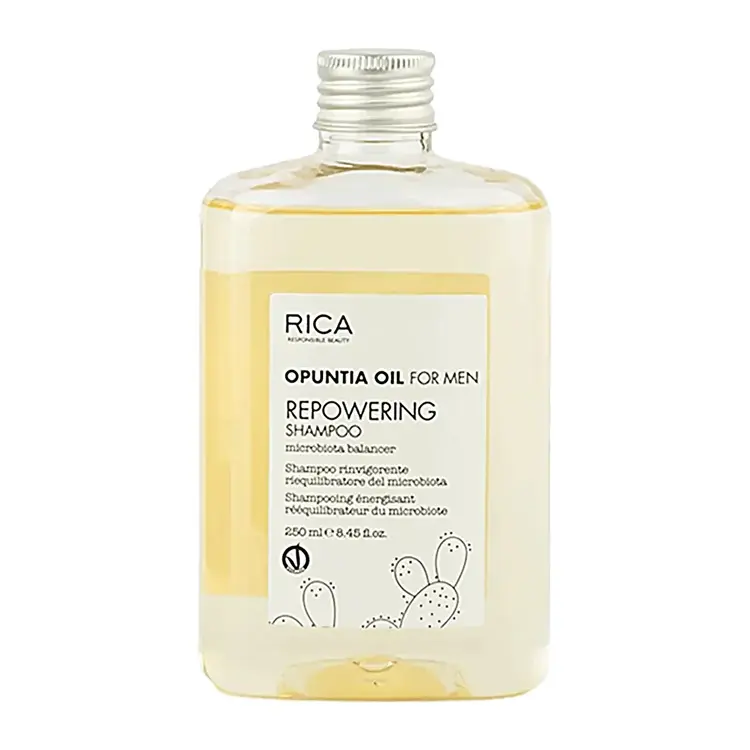 RICA Opuntia Oil For Men | Repowering Shampoo - Revitalizing Shampoo For Men (250ml/8.45oz)
