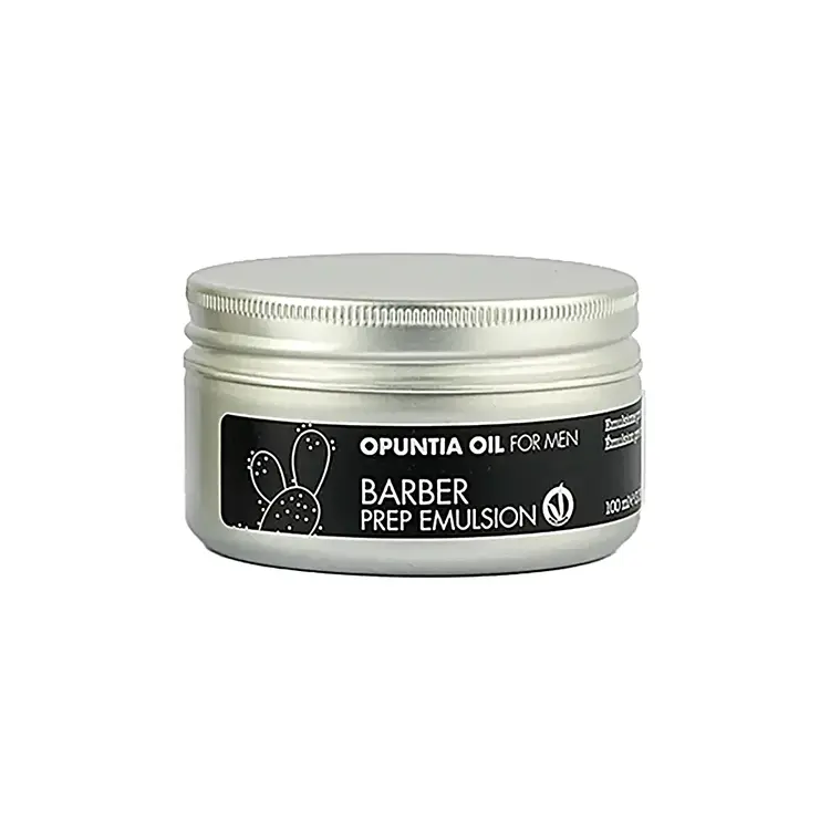 RICA Opuntia Oil For Men | Barber Prep Emulsion - Beard And Skin Prep (100ml/3.38fl. oz)