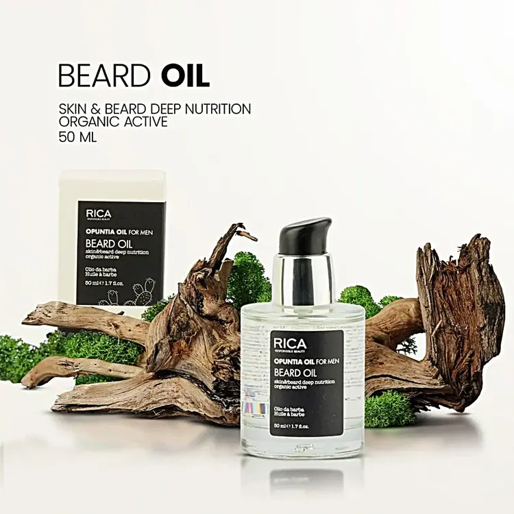 RICA Opuntia Oil For Men | Beard Oil - Nourishing Beard Oil (50ml/1.7fl. oz)