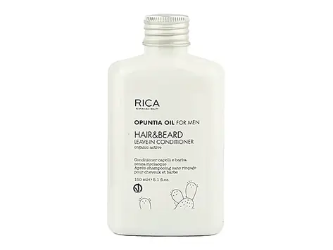 RICA Opuntia Oil For Men | Hair & Beard Leave-In Conditioner (150ml/5.1fl. oz)
