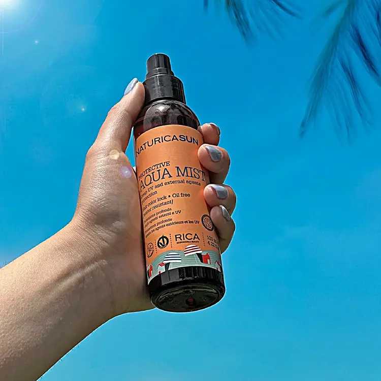 RICA Naturicasun | Protective Aqua Mist - Spray Protecteur Solaire pour Cheveux (125ml/4.2fl. oz)