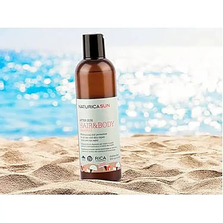 RICA Naturicasun | After Sun Hair & Body Shampoo - After-Sun Care for Hair & Body (250ml/8.45oz)