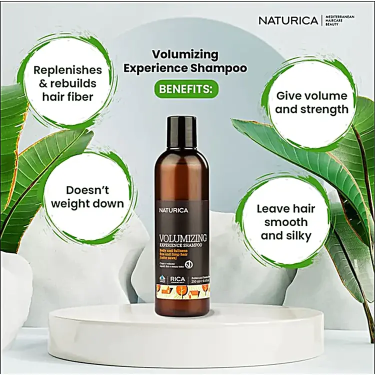 RICA Naturica | Volumizing Experience Shampoo - Body and Fullness (1000ml/33.8oz)