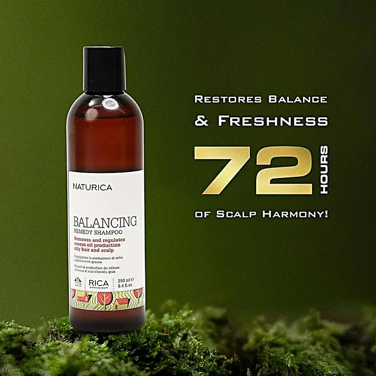RICA Naturica | Balancing Remedy Shampoo - Régulateur de Sébum (1000ml/33.8oz)