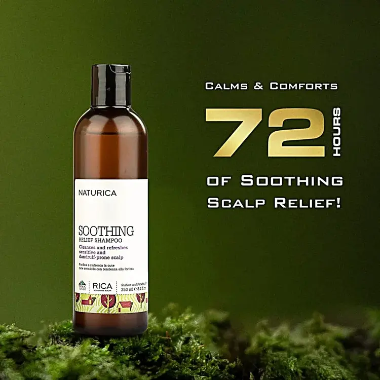 RICA Naturica | Soothing Relief Shampoo - Shampooing Apaisant (250ml/8.45oz)
