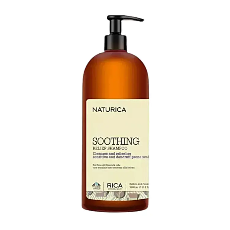 RICA Naturica | Soothing Relief Shampoo - Shampooing Apaisant (1000ml/33.8oz)