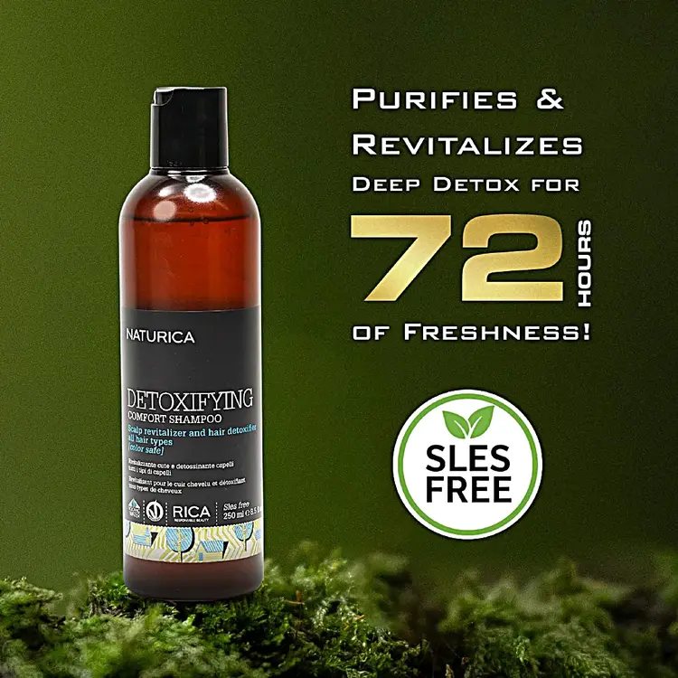RICA Naturica | Detoxifying Comfort Shampoo - Detoxifying Comfort Shampoo (250ml/8.45oz)