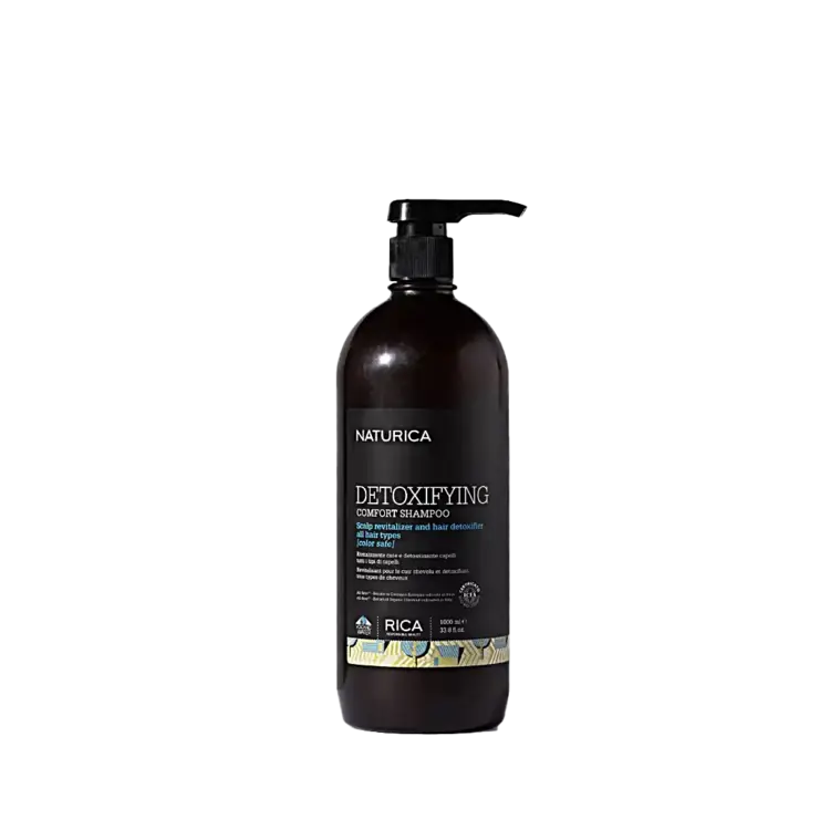 RICA Naturica | Detoxifying Comfort Shampoo - Scalp Revitalizer (1000ml/33.8oz)