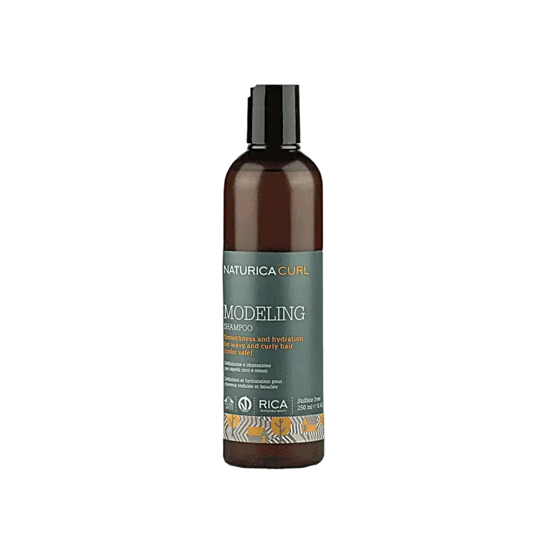 RICA Naturica Curl | Modeling Shampoo - Shampoo for Curly Hair (250ml/8.45oz)
