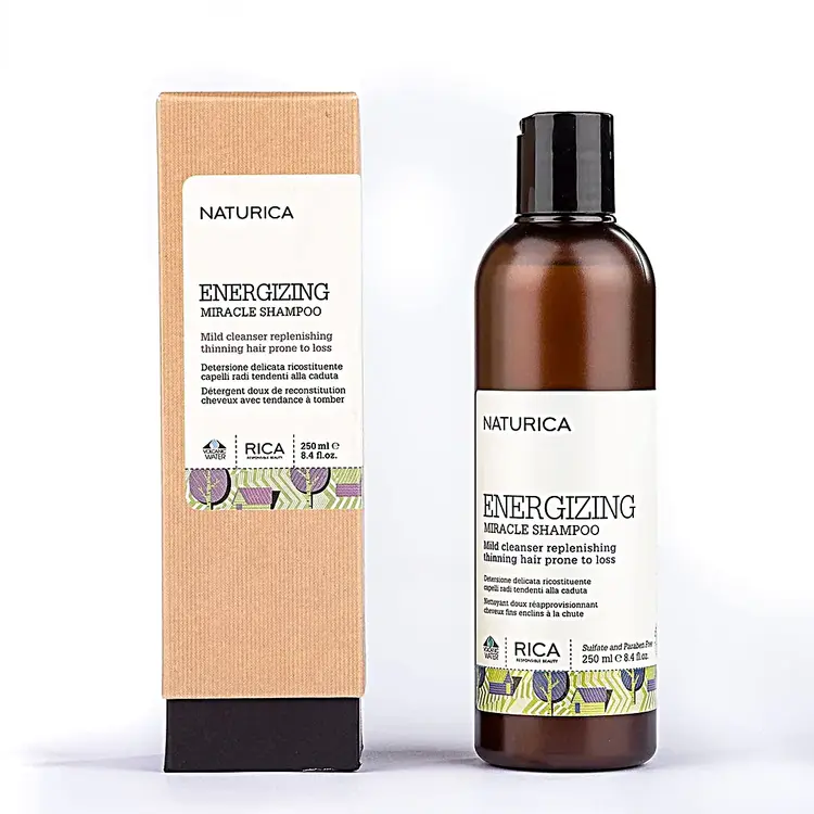 RICA Naturica | Energizing Miracle Shampoo - Nettoyant Doux et Fortifiant (250ml/8.45oz)