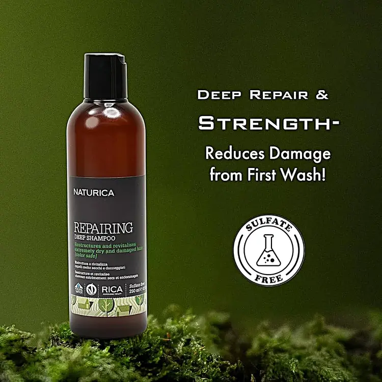 RICA Naturica | Repairing Deep Shampoo - Deep Repair (1000ml/33.8oz)