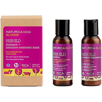 RICA Naturica Blonde | Duo Minis Rebuild (2x50ml/1.7fl. oz)