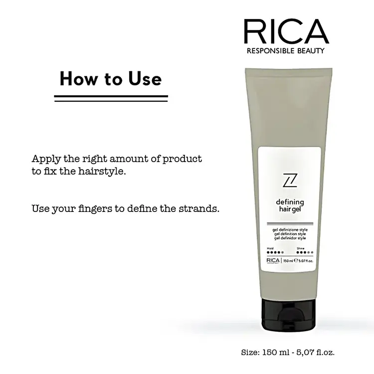 RICA Naturica | Defining Hair Gel - Defining Hair Gel (150ml/5.07oz)