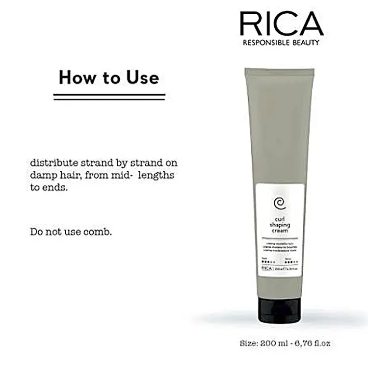 RICA Naturica | Curl Shaping Cream - Curl Definition Cream (200ml/6.76fl. oz)