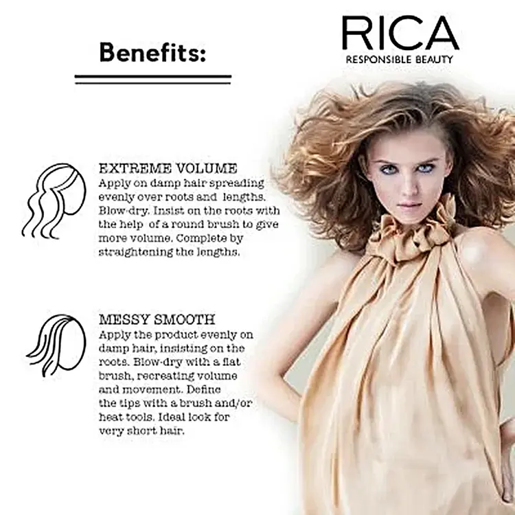 RICA Naturica | Volumizing Hair Spray - Volumizing Spray (200ml/6.76oz)