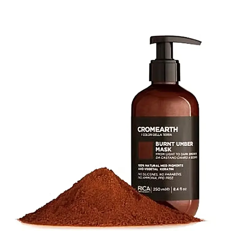 RICA Cromearth | Burnt Umber Mask - Masque Cheveux Bruns (250ml/8.4fl. oz)