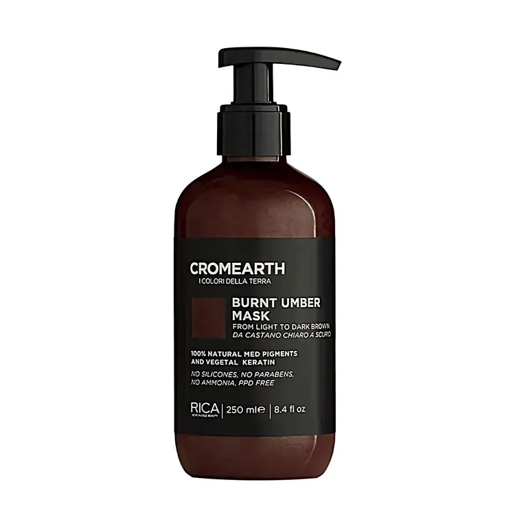 RICA Cromearth | Burnt Umber Mask - Masque Cheveux Bruns (250ml/8.4fl. oz)