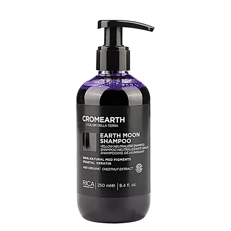 RICA Cromearth | Earth Moon Shampoo - Neutralise les tons jaunes (250ml/8.4oz)