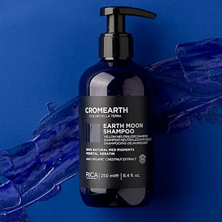RICA Cromearth | Earth Moon Shampoo - Neutralise les tons jaunes (250ml/8.4oz)