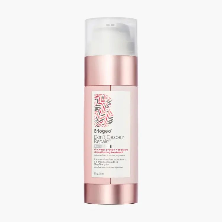 BRIOGEO Don't Despair, Repair ! | Traitement Fortifiant et Hydratant à L'eau de Riz - Soin Protéiné Hebdomadaire (148ml/5fl. oz)
