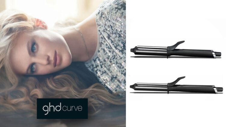 GHD Good Hair Day Curve Tong | Clip Curling Iron — Classic Curls & Smooth Finish