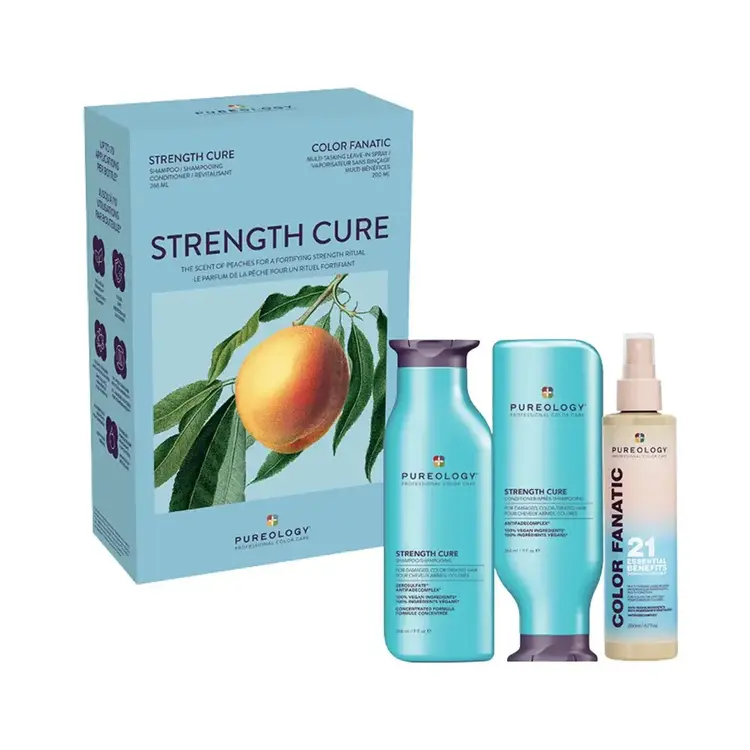PUREOLOGY Strength Cure | Coffret des Fêtes 2026 - Routine Réparatrice