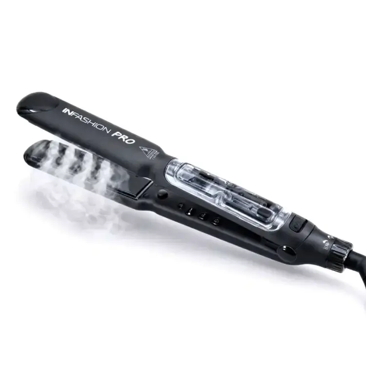 INFASHION Steam Fashion Pro | Fer Plat Professionnel à Vapeur 1-1/4″ – Lissage Haute Performance