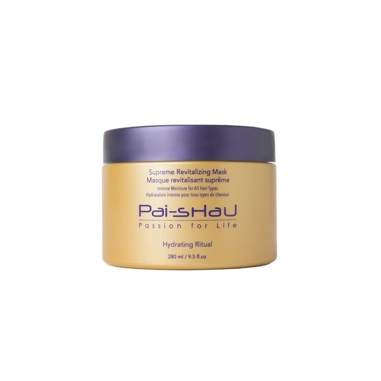 PAI-SHAU Découvre le masque revitalisant Pai-Shau Hydrating Ritual. Hydrate intensément et redonne douceur et brillance aux cheveux secs.