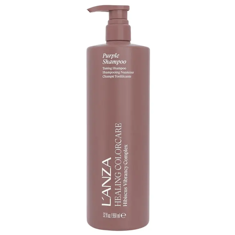 L'ANZA Healing ColorCare | Shampooing Nuanceur - Neutralisant Violet Pour Cheveux Blonds