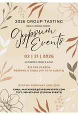 2026 Gypsum Group Tasting