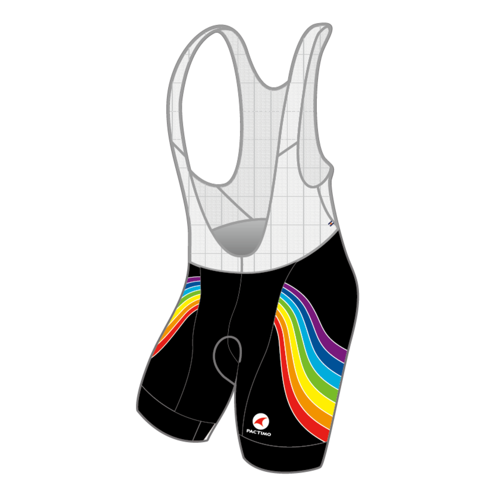 Pactimo Rainbow Summit Raptor Bib Short, Men's