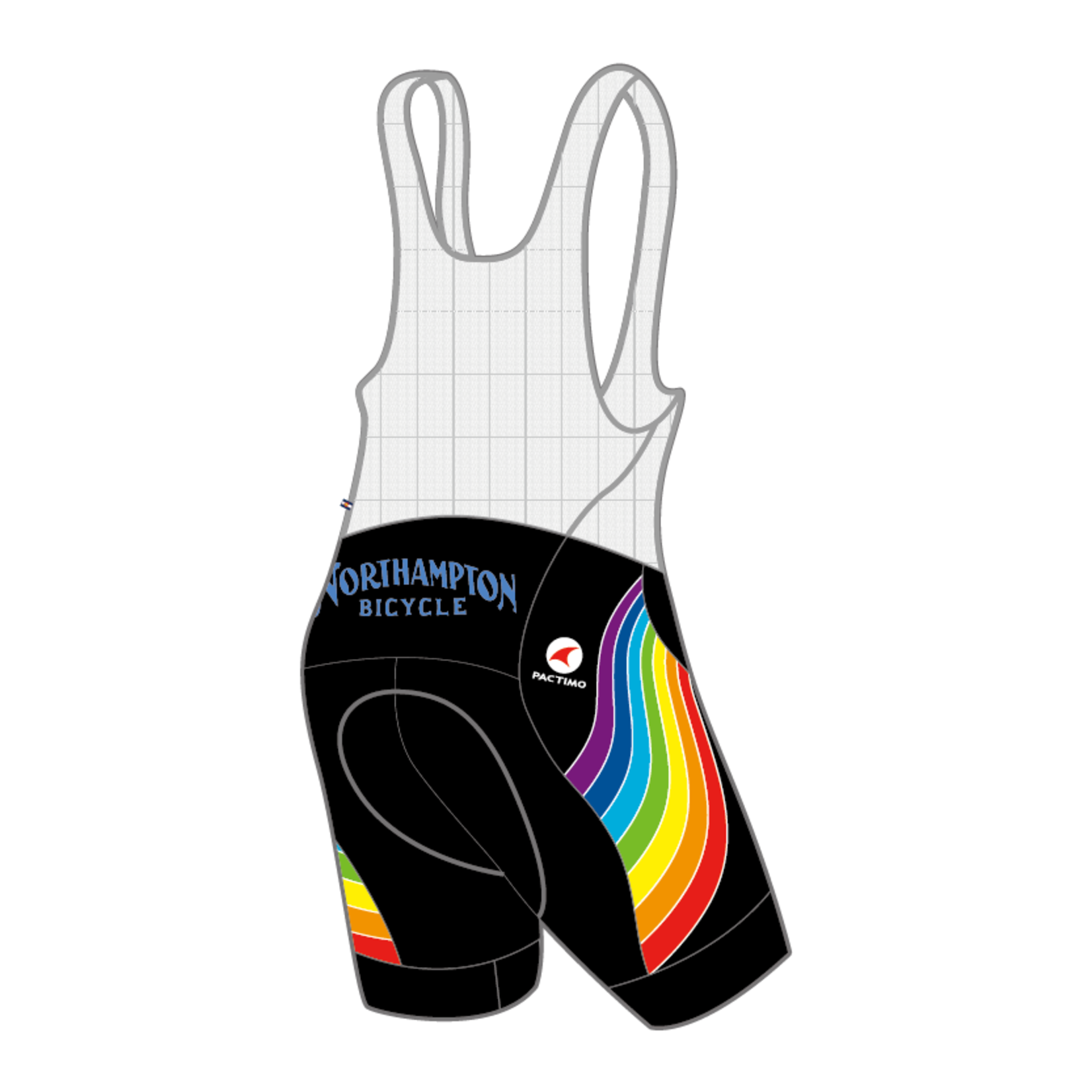 Pactimo Rainbow Summit Raptor Bib Short, Men's