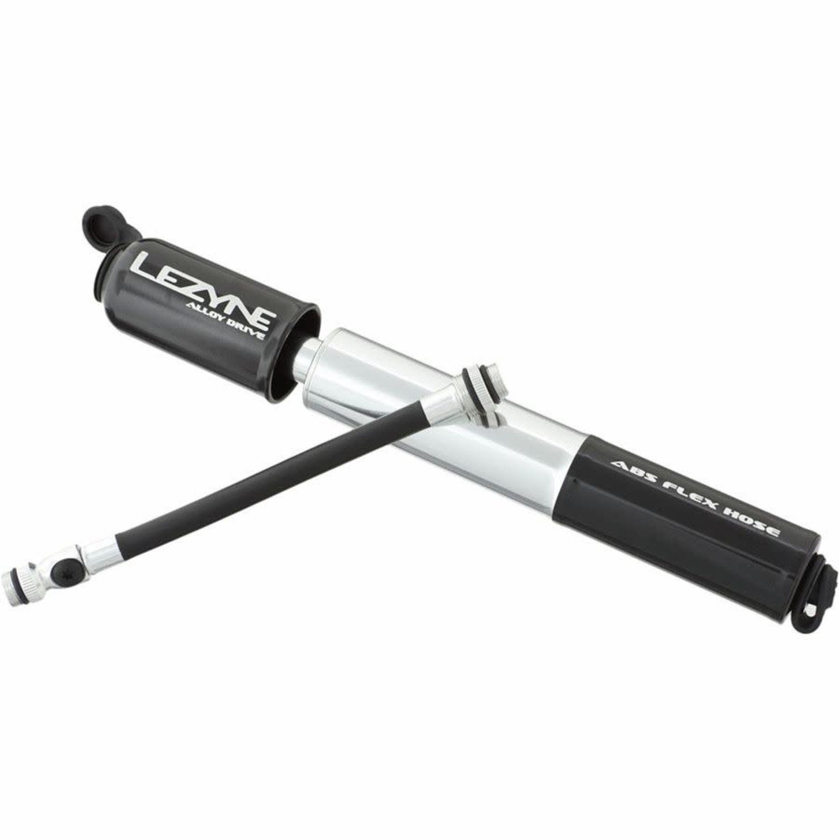 LEZYNE Lezyne ABS Alloy Drive Frame Pump, Small:  Black/Polished Silver