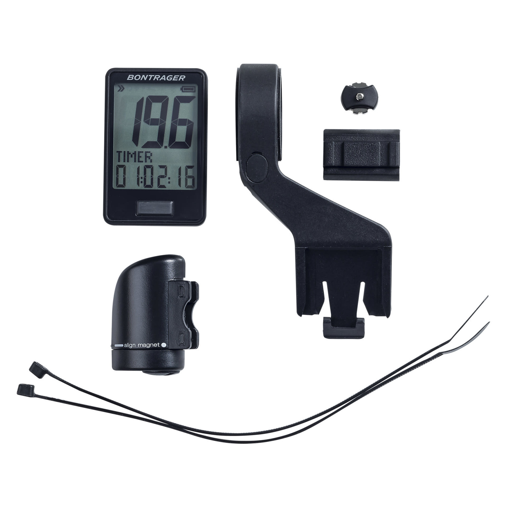 Bontrager Bontrager RIDEtime Cycling Computer, Black