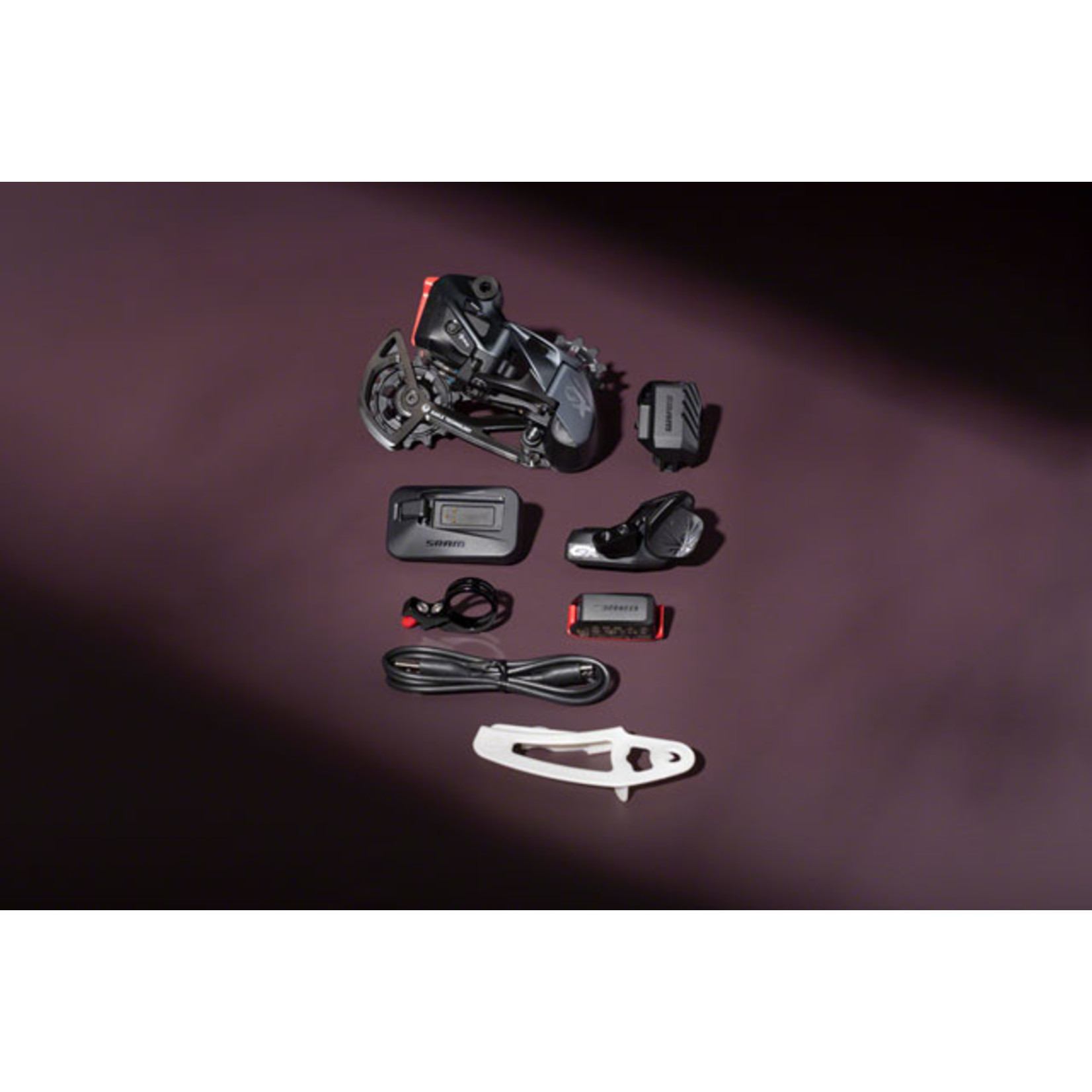 SRAM SRAM GX Eagle AXS Upgrade Kit - Rear Derailleur, Battery, Eagle AXS Controller w/ Clamp, Charger/Cord, Chain Gap Tool, Black