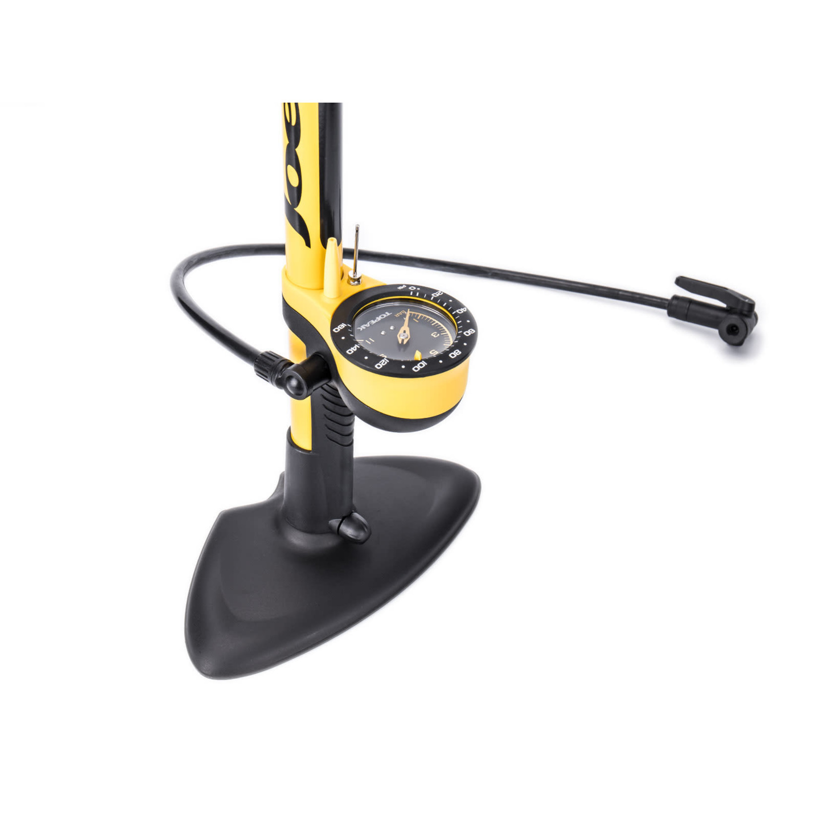 Topeak Topeak, Joe Blow Sport III, Floor Pump, TwinHead DX, 160psi, Graduated, Yellow