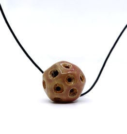 Small Pierced Pendant Necklace