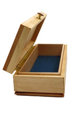 Maple box with felt interior