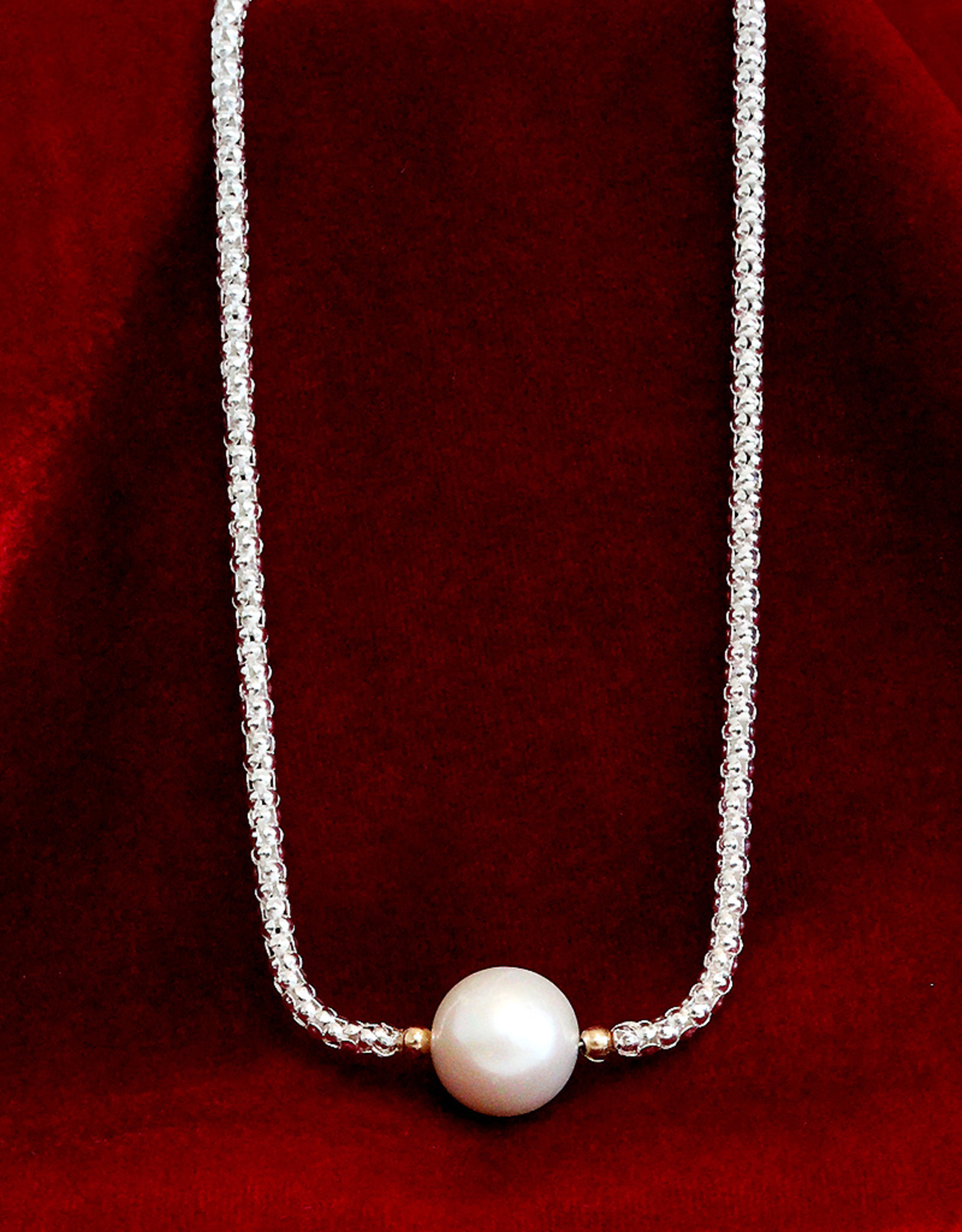Single Pearl necklace  (82EP-140)