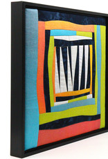 framed textile square 12"