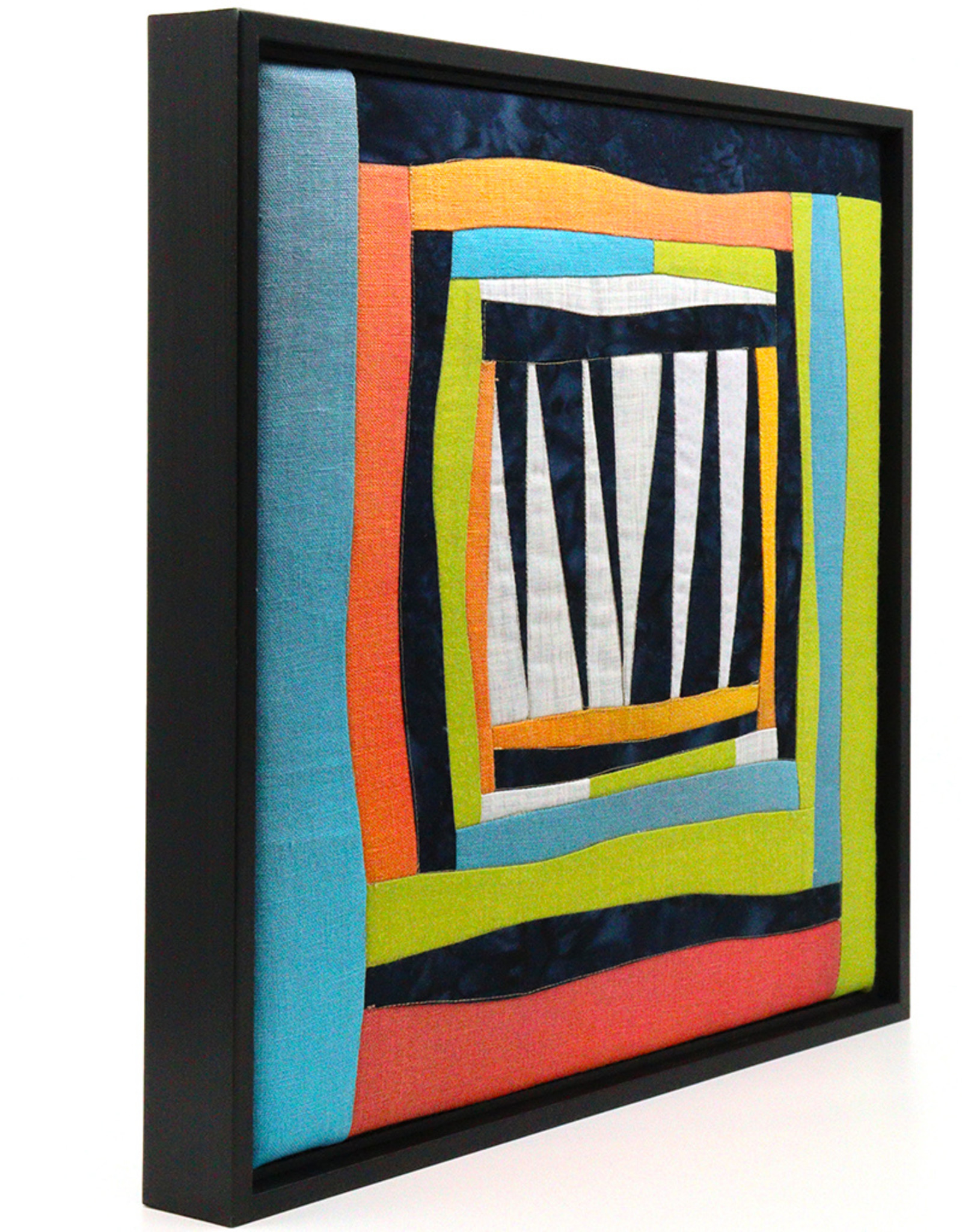 framed textile square 12"