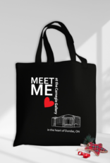 Meet Me at the Carnegie Gallery Tote Bag, Black, 15” W x 16” H