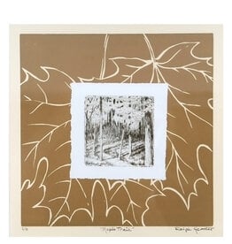 Maple Trail - Drypoint and Relief Print