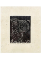 Alberta Grizzly - Wood Engraving