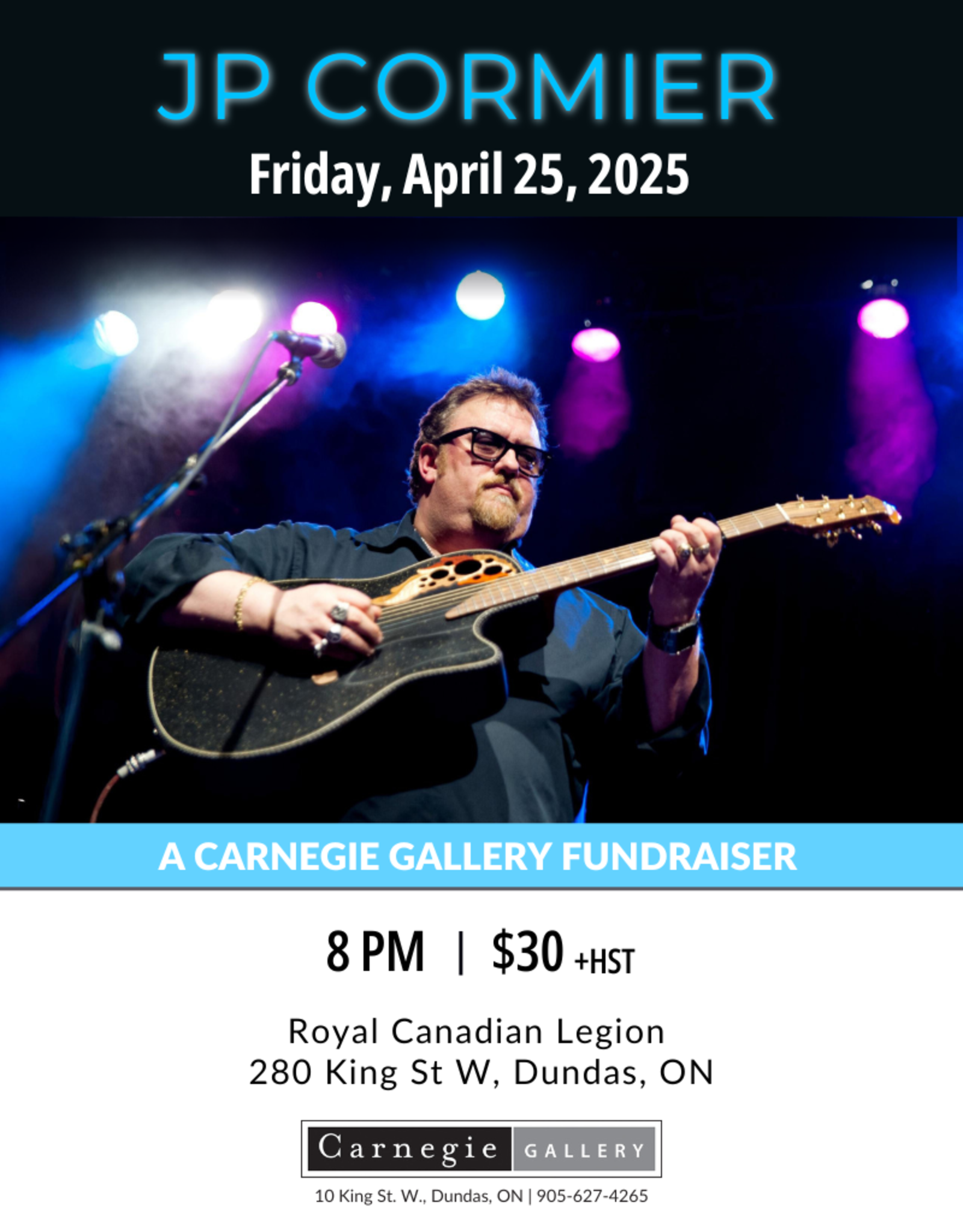 Concert: J P Cormier
