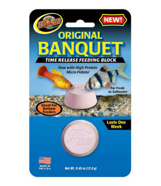 Zoo Med Original Banquet Block Regular for Fish .45oz  1pk