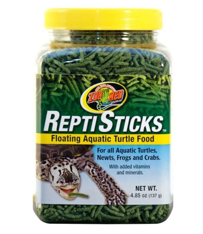 Zoo Med ReptiSticks Floating Aquatic Turtle Food 8 oz.