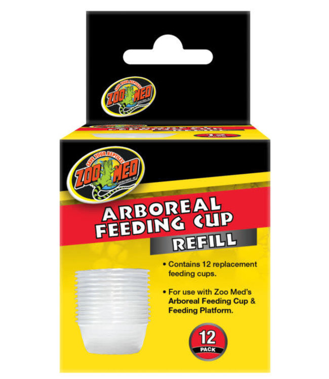 Zoo Med Arboreal Feeding Cup Refill 12pk